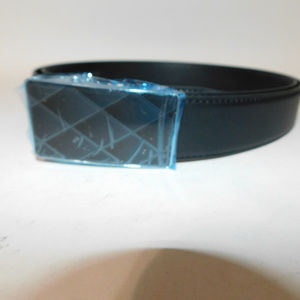 New Men's Soponder Black Leather Belt 52"